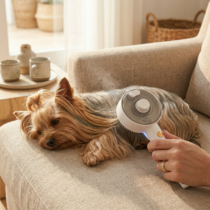 Bruma™ · Cepillo de Vapor Antipelo para Perros y Gatos
